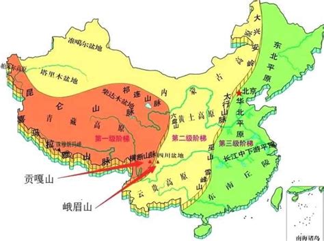 中國地形圖口訣|地理乾貨 